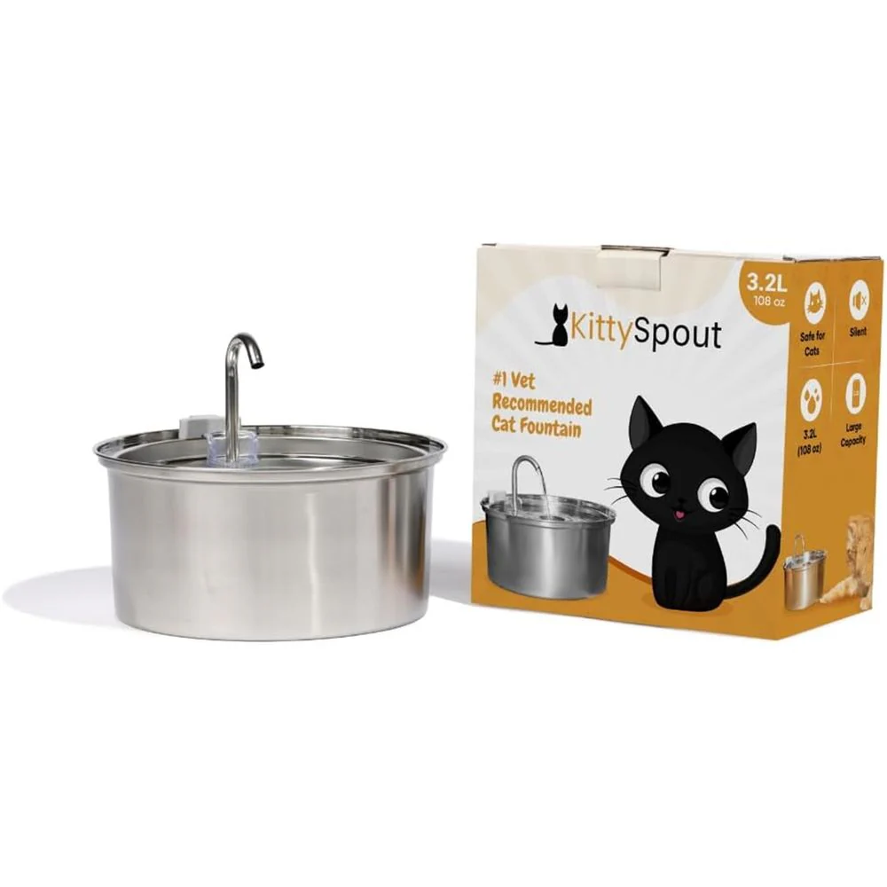 Like New Kittyspout Ssf246 Stainless Steel Cat Water Fountain Replacement Filters & 4 Sponges, 4x Sets (2 Months Supply) - Image 2