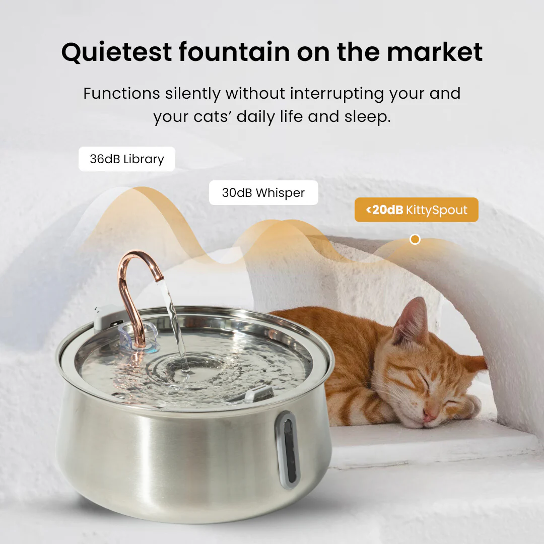 Like New The KittySpout 2.0 - Health & Happiness Cat Kit - 2 Month: KittySpout + 4 filter sets + AC adapter - Image 5