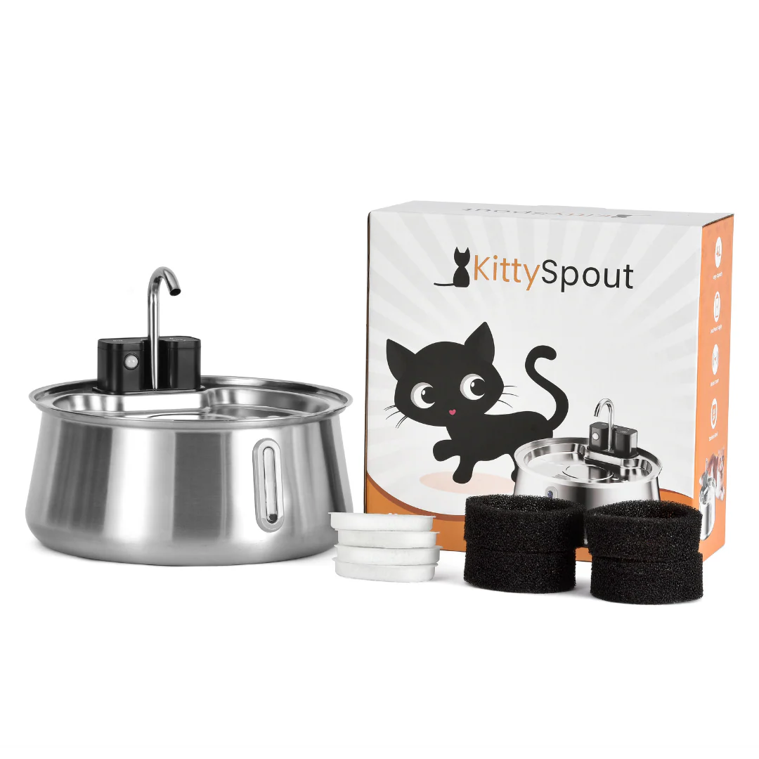 Refurbished The KittySpout - Wireless Fountain (Spout) - 4 Month: Wireless KittySpout + 8 filter sets + free gift - Image 5